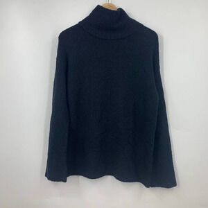 Something Navy Women's Ribbed Long Sleeve Turtle Neck Size S‎